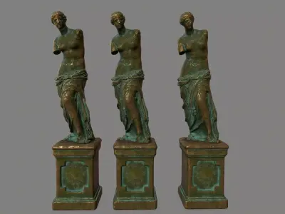 Venus  de  Milo Low-poly 3D model