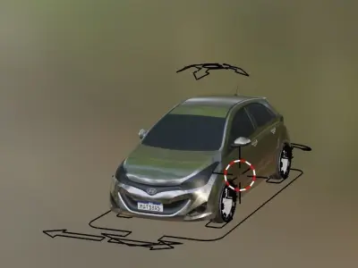 HB20 2015 RIGGED Free 3D model