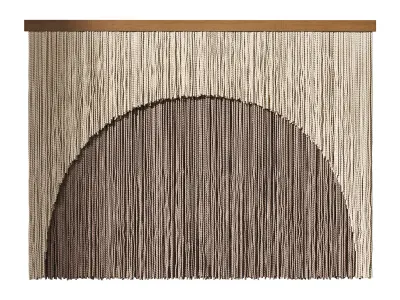 3D Wall Art 007 Macrame 02 3D model