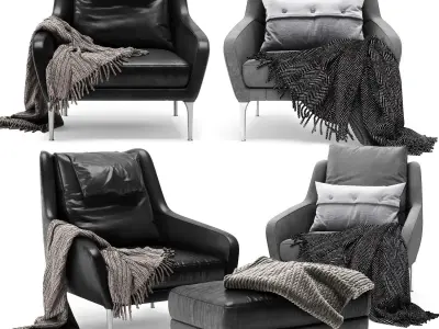 Edouard Armchair 3D model