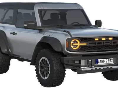 Bronco Raptor 2-door 2022 3D model