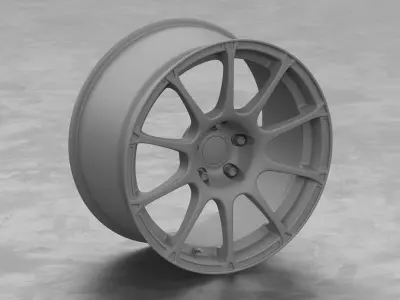 ATS GTR Wheel 3D Model 3D model