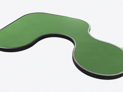 Miniature Golf Course 02 3D model