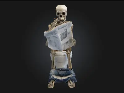 Timeless Reading  The Art of Knowledge Through Ages 3D model