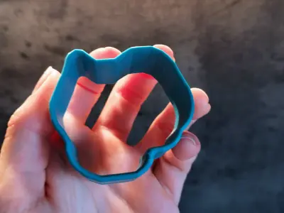 Owl Cookie Stamp and Cutter 3D print model