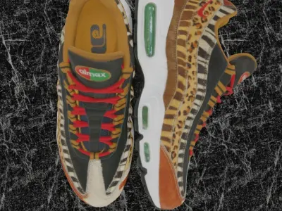 NIKE AIR MAX 95 ANIMAL SHOES 3D Low-poly 3D model