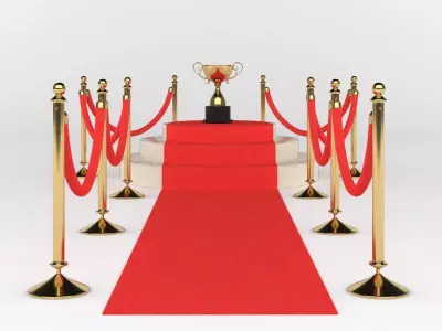Red Carpet 3D model