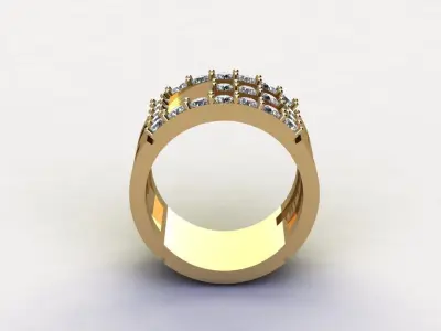 Women ring popular in Asia R60 3D model