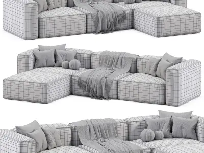 Sofa Modulowa By Westwing 3D model