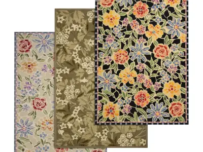 Rug Set 2386 3D model