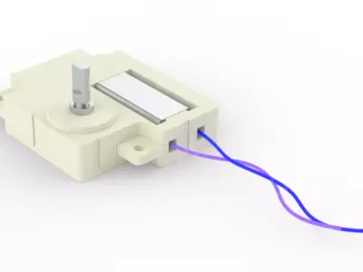 Mini gear reduction motor 17-20 rpm DC12V 3D print model