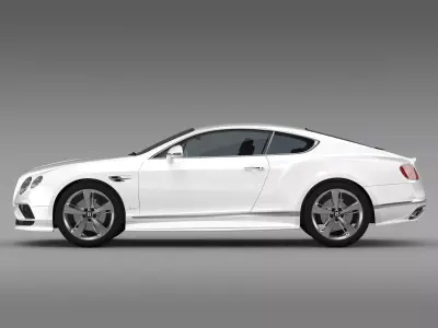 Bentley Continental GT Speed 2015 3D model
