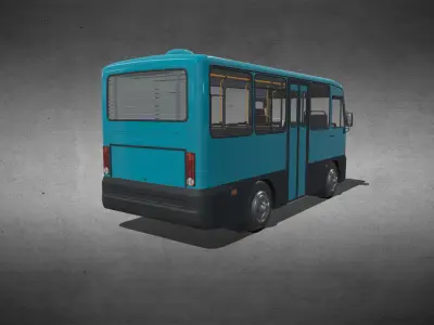 Magirus M2000 for Unity Low-poly 3D model