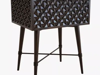 ARLOV II - Auxiliary Table Low-poly 3D model