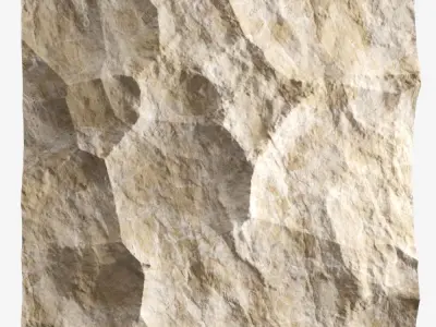 446-RockPanel sandstone wall texture 3D model