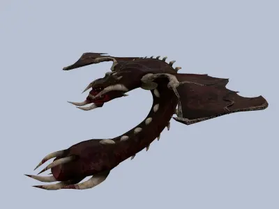 Spaceship HID Low-poly 3D model