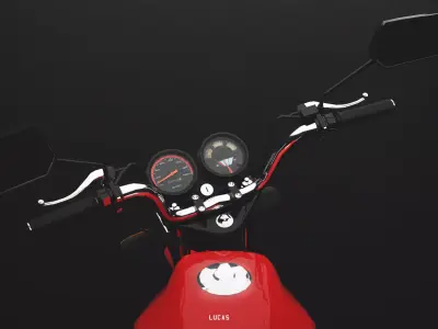 motorcycle 150cc 3D model