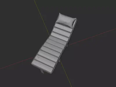 Shadow Chaise Lounge Chair 3D model