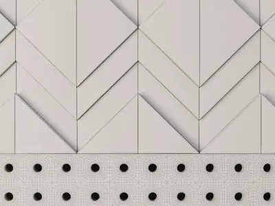 Decorative Wall 3d Panel 04 3D model