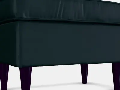 STRANDMON Footstool 1 Low-poly 3D model