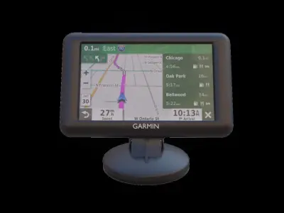 GPS navigation 3D model