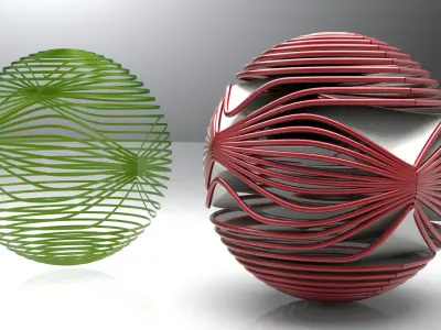 Pufferfish Parametric Facade Design Grasshopper Rhino Files 3D model