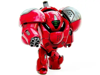 TOY BOT GROOMY B Rigged for Unreal Engine - Unity - MIXAMO  3D model
