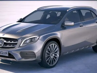 Mercedes GLA AMG 2018 3D model