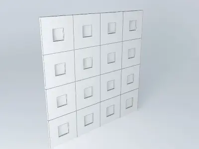 Panel art Free 3D model