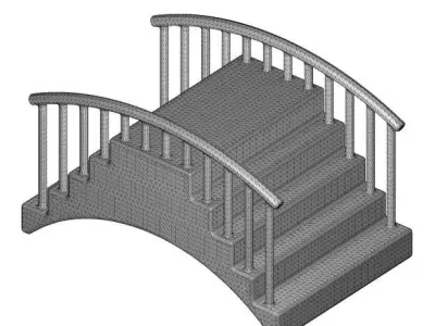 Kids Bridge Toy 3D model