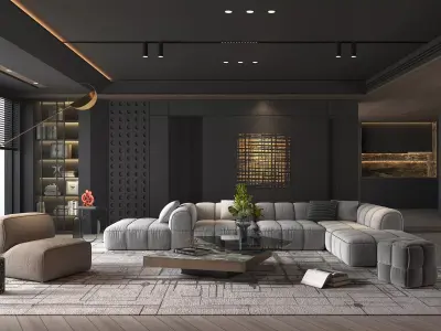Living Room Scene 21 3D model