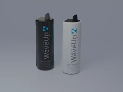 Sci-fi Water bottle Free 3D model