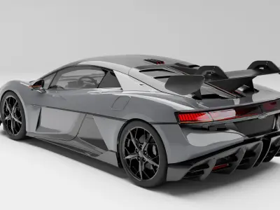 BYD Yangwang U9 HAMMER With Interior 3D model