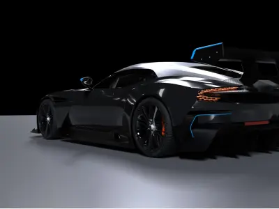 Aston Martin Vulcan 3D model