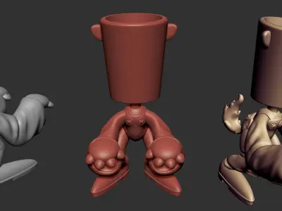 Pencil holder Vase holder objects holder Free 3D print model purchase