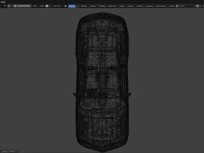 Car Chevrolet  Camaro  2010 Low-poly 3D model