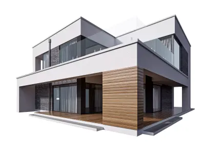 Villa 06 House Cottage Home Building 3D model