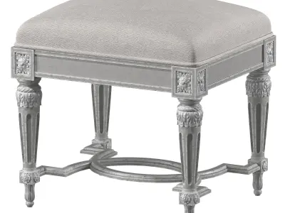 eloquence constance pouf 3D model