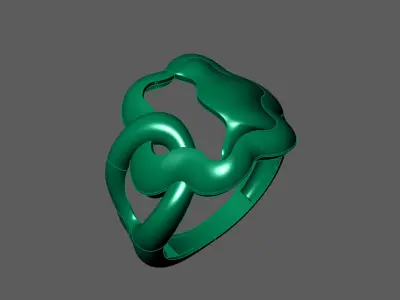 Plain Ring Women Ready STL 3DM Models Womens Rings 3D models 3D print model 2