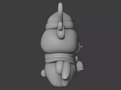 Christmas bear 130 3D print model