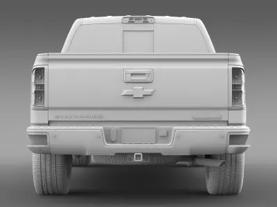 Chevrolet Silverado High Country ShB 2016 3D model