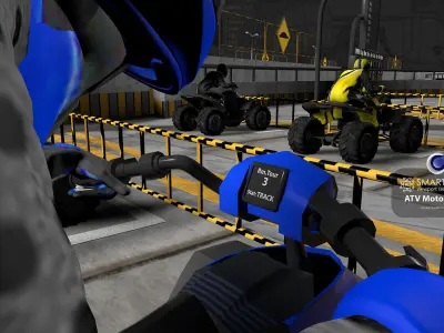 SMARTCARS AI ATV Motocross Simulations v2 3D model