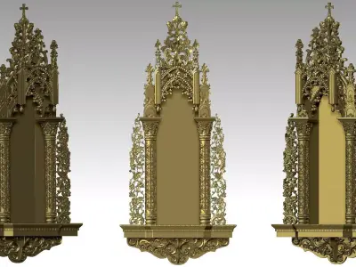 Catholic Altar V2 3D print model
