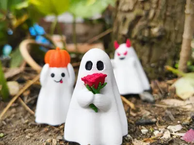 Halloween Special - Cute Boo Ghost collection 3D print model