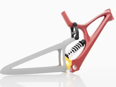 Downhill frame Specialized Santacruz v10 carbon 3D model