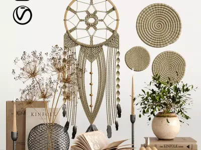 Decor set 004 3D model