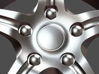 Ferrari 458 Italia OEM Rims 3D model