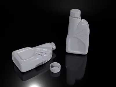 Motor oil container 3D model