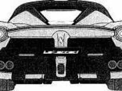 la ferrari Low-poly 3D model