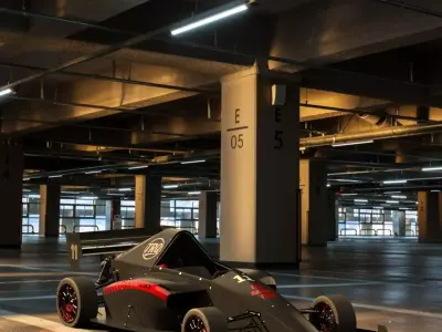 Fsae style Formula 4 concept car 3D model